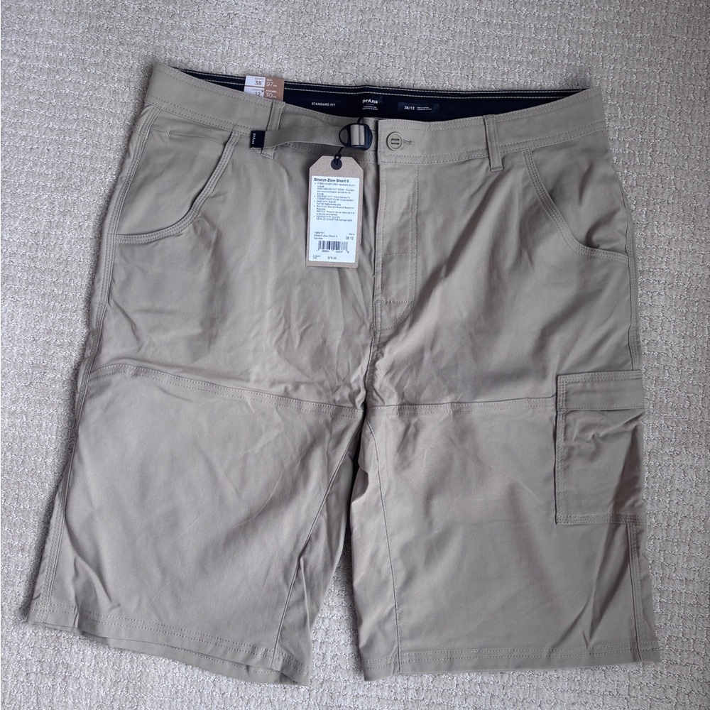 Prana Men's Khaki Cargo Shorts